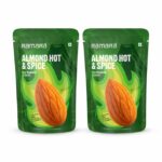 Hot & Spicy Almonds 200g | Roasted Masala Badam | Crunchy Ready-to-Eat Snack | Bold Indian Flavour | High Protein Healthy Snack | Keto & Vegan Friendly