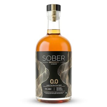 Whiskey Alternative | 0.0% ABV Zero Alcohol Drink | Sugar Free Zero Calorie | Premium Non Alcoholic Whiskey with Vanilla Oak Spice Notes | Alcohol Free Spirit for Mocktails & Parties | 750ml